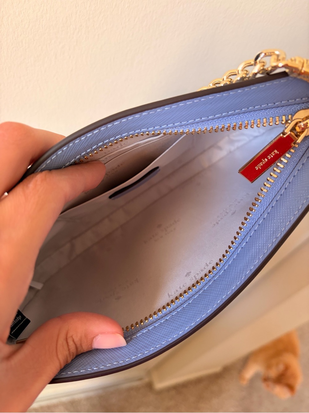 Madison Lily Pochette Shoulder bag Leather Chain Crossbody - Picture 5 of 7
